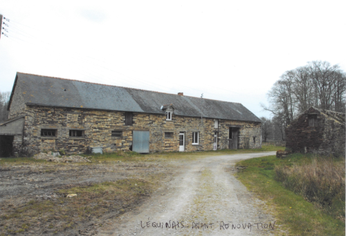 La salle de réception Léquinais et ses gîtes avant rénovation