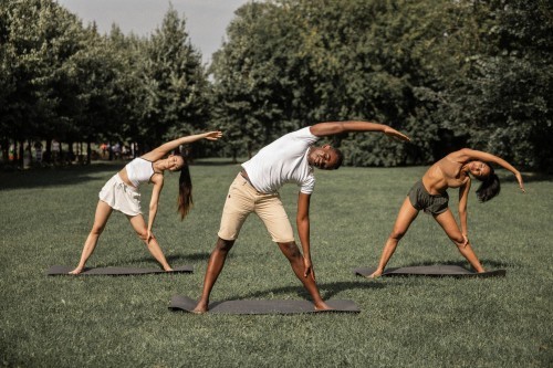 Yoga en groupe